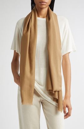 TOTEME TOTEME Mercerized Wool Fringe Scarf