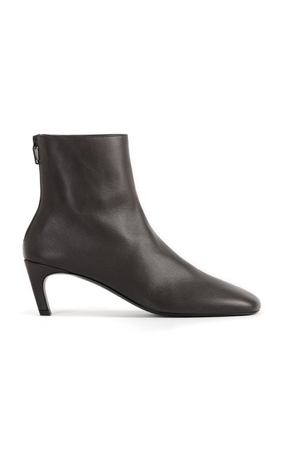 Toteme Toteme MidHeel Leather Ankle Boots