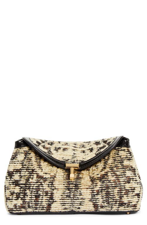 TOTEME TOTEME Mini T-Lock Paisley Jacquard Clutch