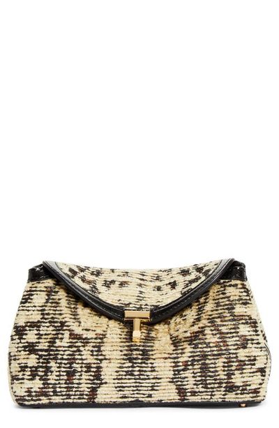 TOTEME TOTEME Mini T-Lock Paisley Jacquard Clutch