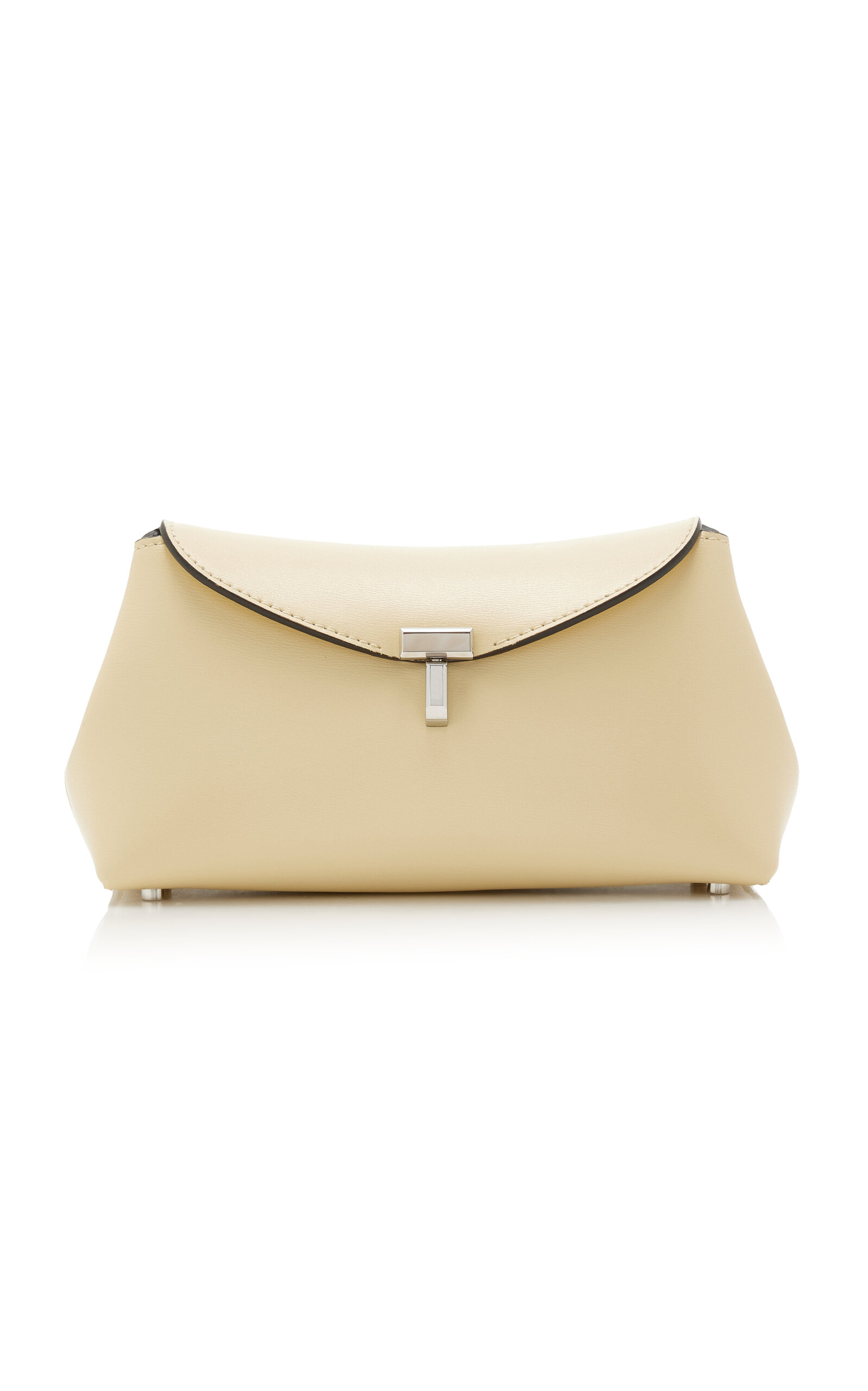 Toteme Toteme Mini TLock Leather Clutch