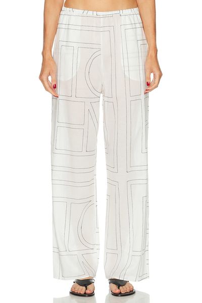 Toteme Toteme Monogram Cotton Blend PJ Pant