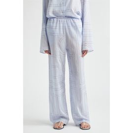 TOTEME TOTEME Monogram Embroidered Pull-On Pants
