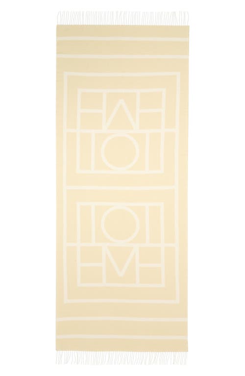 TOTEME TOTEME Monogram Fringe Scarf