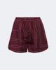 Toteme Toteme Monogram silk twill shorts - 1