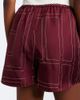 Toteme Toteme Monogram silk twill shorts - 4