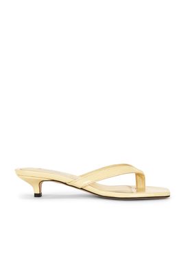 Toteme Toteme Naplack Heeled Flip Flop