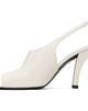 TOTEME TOTEME Off-White Contour Naplack Slingback Heeled Sandals - 3