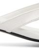 TOTEME TOTEME Off-White Croco-Embossed Flip Flop Heeled Sandals - 1