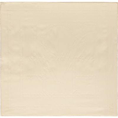 TOTEME TOTEME Off-White Embroidered Monogram Silk Scarf