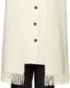TOTEME TOTEME Off-White Fringe Cape Coat - 1