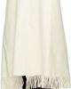 TOTEME TOTEME Off-White Fringe Cape Coat - 3