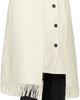 TOTEME TOTEME Off-White Fringe Cape Coat - 4