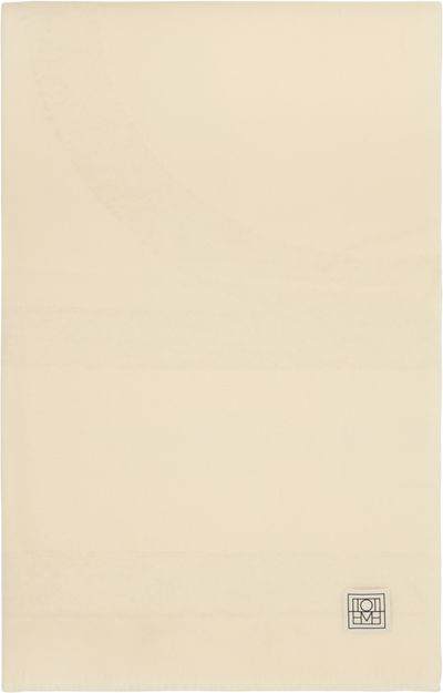 TOTEME TOTEME Off-White Monogram Twill Scarf