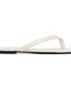 TOTEME TOTEME Off-White Naplack Flip-Flops - 1