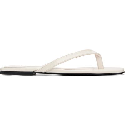 TOTEME TOTEME Off-White Naplack Flip-Flops