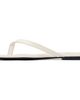 TOTEME TOTEME Off-White Naplack Flip-Flops - 3