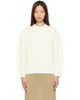 TOTEME TOTEME Off-White Oversized Crew Knit Sweater - 1