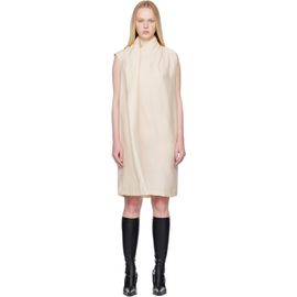 TOTEME TOTEME Off-White Scarf Midi Dress