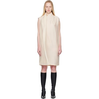 TOTEME TOTEME Off-White Scarf Midi Dress