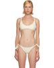 TOTEME TOTEME Off-White Scoop Bikini Top - 1