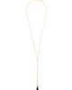 TOTEME TOTEME Onyx Drop Necklace - 1