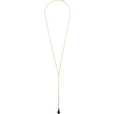 TOTEME TOTEME Onyx Drop Necklace