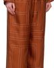 TOTEME TOTEME Orange Monogram Silk PJ Lounge Pants - 2