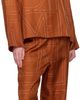 TOTEME TOTEME Orange Monogram Silk PJ Lounge Pants - 4