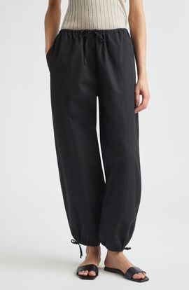TOTEME TOTEME Organic Cotton Drawstring Trousers