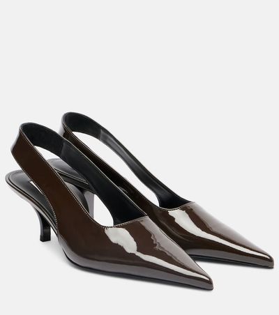 Toteme Toteme Patent leather slingback pumps