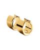 Toteme Toteme Petite Signature Hoop Earrings in 18K Gold Plated - 2