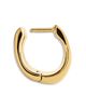 Toteme Toteme Petite Signature Hoop Earrings in 18K Gold Plated - 3