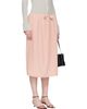 TOTEME TOTEME Pink Fluid Silk Midi Skirt - 2