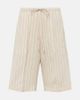 Toteme Toteme Pinstripe twill shorts - 1