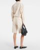 Toteme Toteme Pinstripe twill shorts - 3