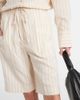 Toteme Toteme Pinstripe twill shorts - 4