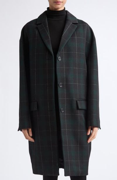 TOTEME TOTEME Plaid Wool Blend Coat