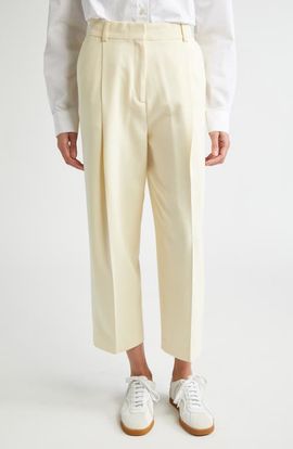 TOTEME TOTEME Pleat Front Straight Leg Pants