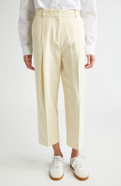 TOTEME TOTEME Pleat Front Straight Leg Pants