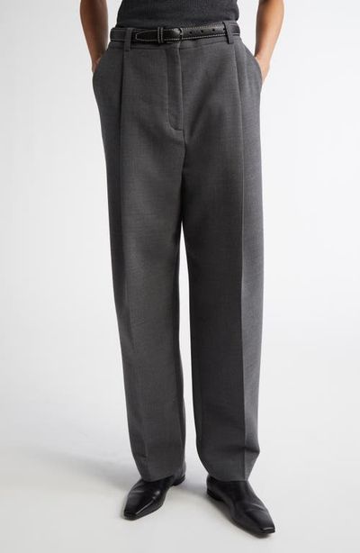TOTEME TOTEME Pleated Straight Leg Pants