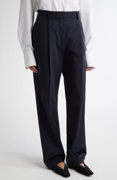 TOTEME TOTEME Pleated Straight Leg Trousers