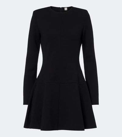 Toteme Toteme Pleated wool-blend minidress