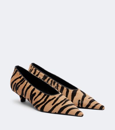 Toteme Toteme Printed calf-hair pumps