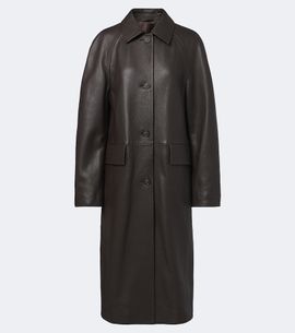 Toteme Toteme Raglan leather coat