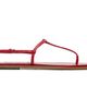 TOTEME TOTEME Red T-Strap Nappa Sandals - 1