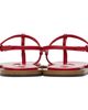 TOTEME TOTEME Red T-Strap Nappa Sandals - 2