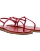 TOTEME TOTEME Red T-Strap Nappa Sandals - 4