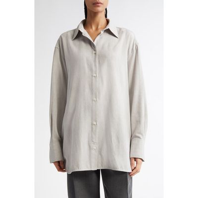 TOTEME TOTEME Relaxed Fit Button-Up Shirt