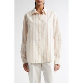 TOTEME TOTEME Relaxed Stripe Button-Up Shirt